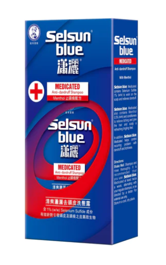 Selsun Blue清爽瀟灑去頭皮洗髮露 (200ml)