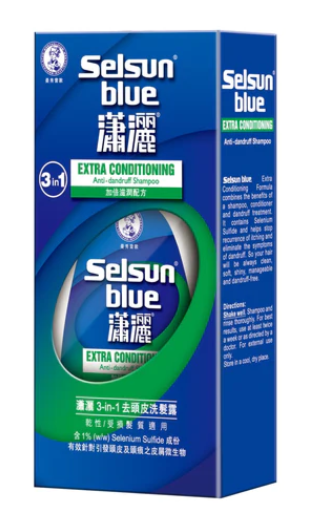 Selsun Blue 瀟灑3合1去頭皮洗髮露 (200ml)